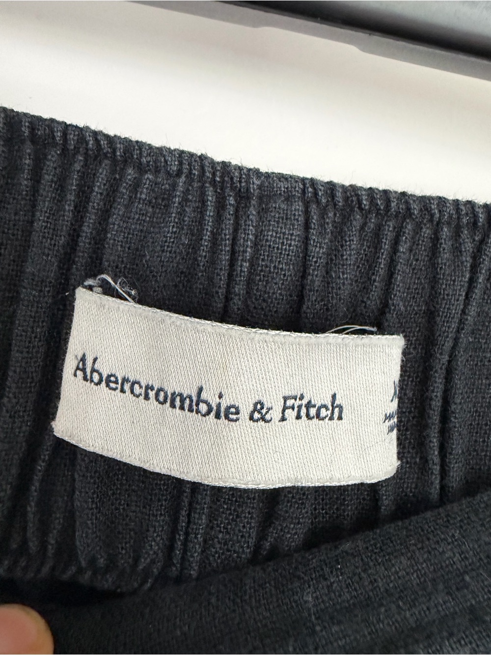 Abercrombie Black Wide-Leg Pants - Picture 3 of 5